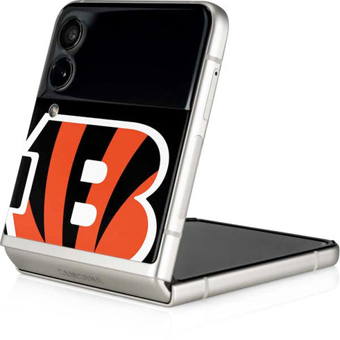 NFL Cincinnati Bengals Large Logo Galaxy Z Flip4 5G Skin